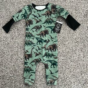 NWT Rags Layered Dinos Romper 12-18mo